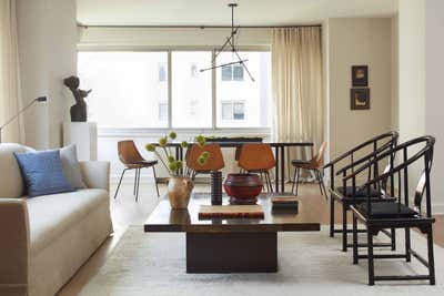 Eclectic Apartment Living Room. East 70th Street Apartment by Victoria Kirk Interiors.