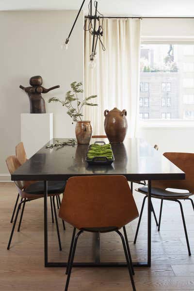  Eclectic Apartment Dining Room. East 70th Street Apartment by Victoria Kirk Interiors.