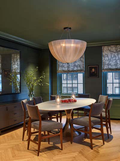  Eclectic Apartment Dining Room. East 80th Street Apartment by Victoria Kirk Interiors.