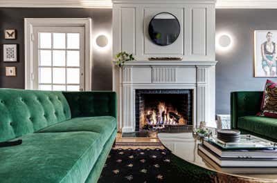  Eclectic Apartment Living Room. Allen Avenue by Samantha Heyl Studio.