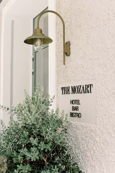  Mid-Century Modern Hotel Entry and Hall. The Mozart Hotel by Pia Clodi.