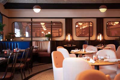  Art Nouveau Restaurant Dining Room. ROCHAMBEAU by Home Studios.