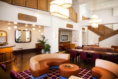  Art Deco Hotel Lobby and Reception. HU HOTEL by Home Studios.