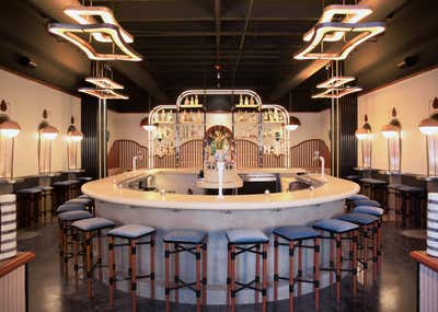  Art Deco Restaurant Dining Room. BIBO by Home Studios.