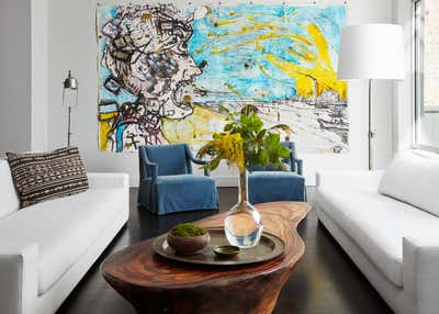 Contemporary Apartment Living Room. STREETERVILLE LOFT by Michael Del Piero Good Design.