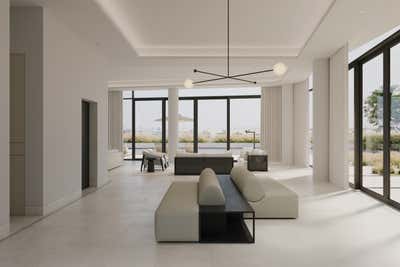  Minimalist Family Home Living Room. Dubai Hills by Alix Lawson London.