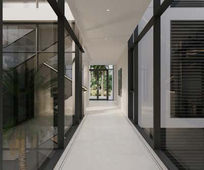  Minimalist Family Home Entry and Hall. Dubai Hills by Alix Lawson London.