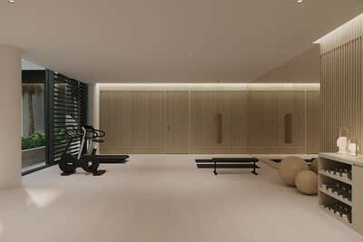  Minimalist Family Home Workspace. Dubai Hills by Alix Lawson London.