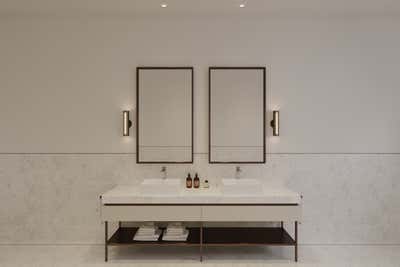  Minimalist Family Home Bathroom. Dubai Hills by Alix Lawson London.