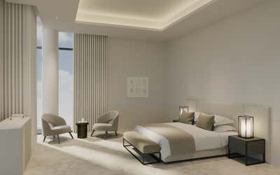  Minimalist Family Home Bedroom. Dubai Hills by Alix Lawson London.