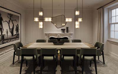  Contemporary Family Home Dining Room. Little Venice  by Alix Lawson London.