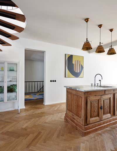  Mid-Century Modern Family Home Kitchen. Wilrijk - ae by Æ Studio.