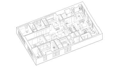 Modern Open Plan. FLATIRON LOFT by Uli Wagner Design Lab.