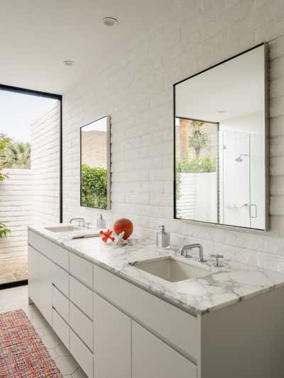  Contemporary Family Home Bathroom. Palm Springs Area Remodel by Casa Nu.