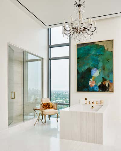  Contemporary Family Home Bathroom. Penthouse by M Interiors.