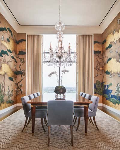  Traditional Family Home Dining Room. Penthouse by M Interiors.