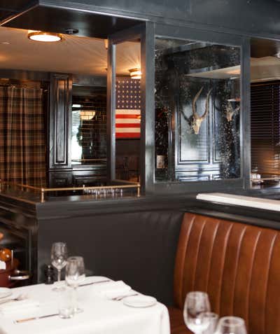  Traditional Restaurant Dining Room. Monarch Steakhouse  by Emily Frantz Design.