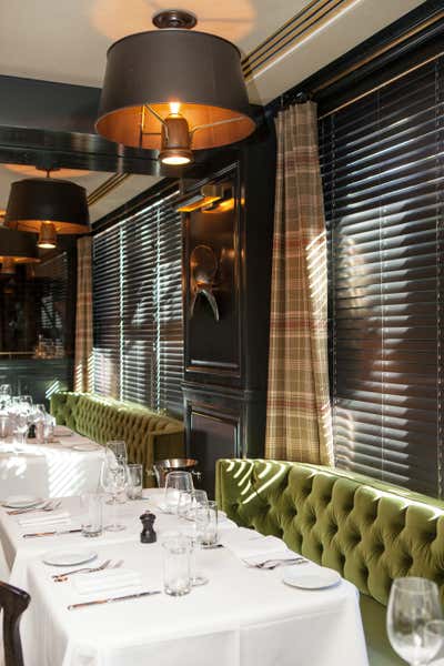 Traditional Restaurant Dining Room. Monarch Steakhouse  by Emily Frantz Design.