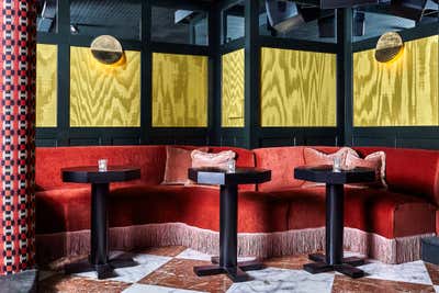  Contemporary Restaurant Dining Room. Canary Club  by Emily Frantz Design.