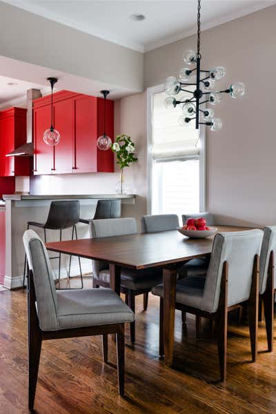  Eclectic Family Home Dining Room. A Family Friendly Wallingford Home by The Residency Bureau.