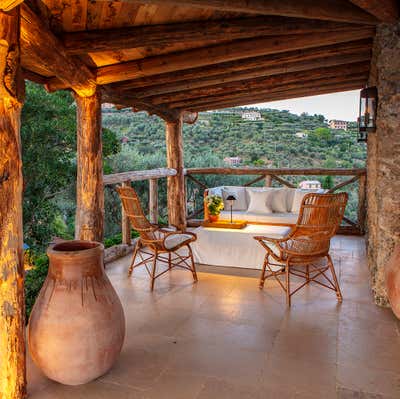  Mediterranean Mediterranean Vacation Home Patio and Deck. Portofino Garden & Guest House by Paolo Moschino LTD.