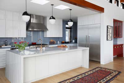  Eclectic Beach House Kitchen. redondo beach refined by Black Lacquer Design.
