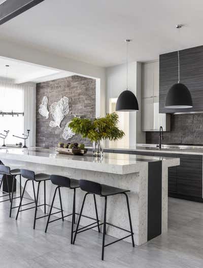  Industrial Family Home Kitchen. SK RESIDENCE by Contour Interior Design.