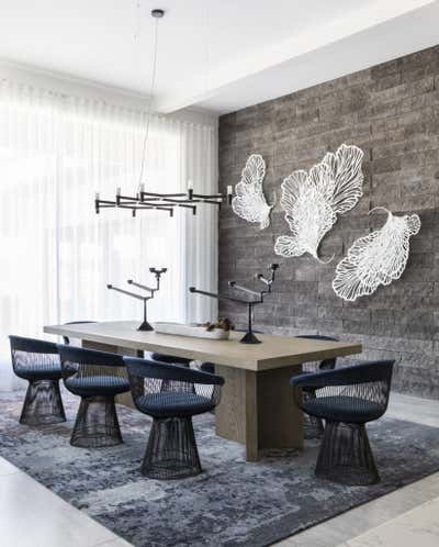  Industrial Family Home Dining Room. SK RESIDENCE by Contour Interior Design.