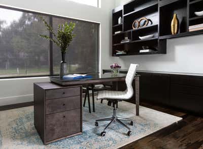 Modern Family Home Office and Study. CW RESIDENCE by Contour Interior Design.