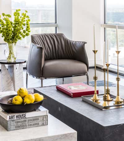  Eclectic Bachelor Pad Living Room. PENTHOUSE by Contour Interior Design.