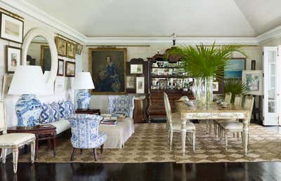  British Colonial Family Home Living Room. Hope Hill by Lindroth Design Co..