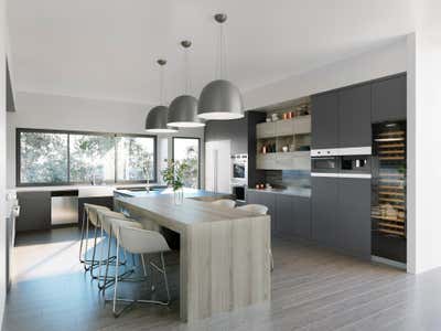  Minimalist Family Home Kitchen. Casale Road  by Rocha Design Studio.