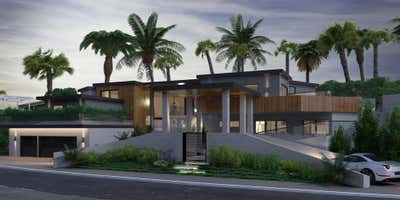  Minimalist Family Home Exterior. El Oro Lane  by Rocha Design Studio.
