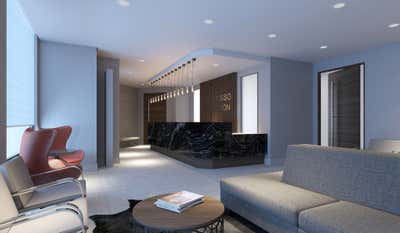  Modern Office Lobby and Reception. Upper East Side by Rocha Design Studio.