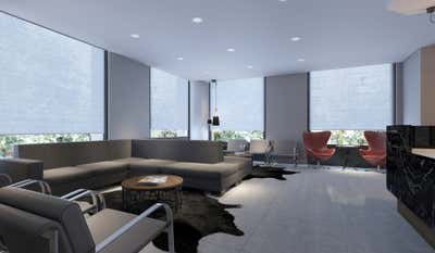  Modern Minimalist Office Lobby and Reception. Upper East Side by Rocha Design Studio.