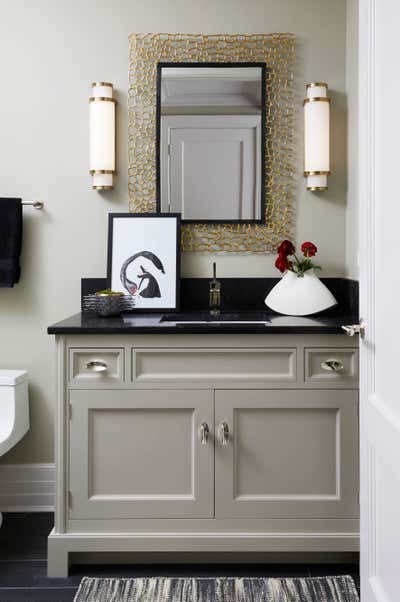  Transitional Apartment Bathroom. SULTRY SOPHISTICATION by Donna Mondi Interior Design.