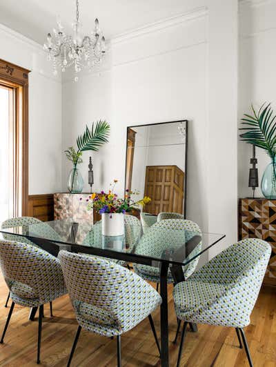  Traditional Family Home Dining Room. Garfield Brownstone by Ana Claudia Design.