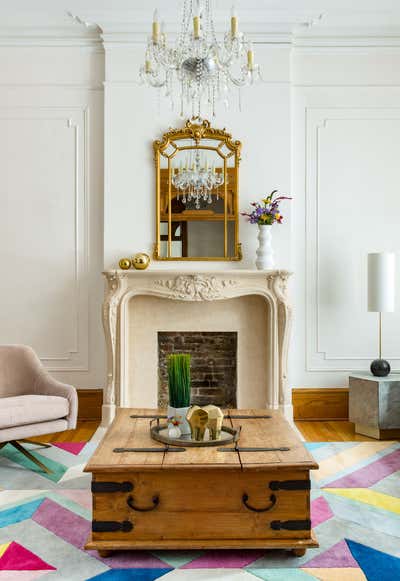  Victorian Family Home Living Room. Garfield Brownstone by Ana Claudia Design.