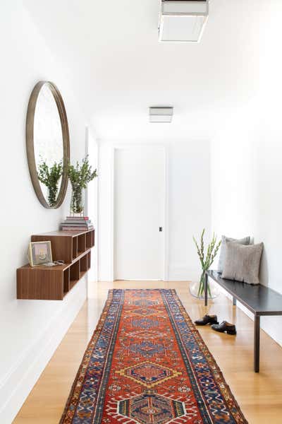  Modern Apartment Entry and Hall. 57th Street by Ana Claudia Design.