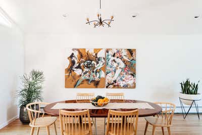  Eclectic Family Home Dining Room. Hudson Valley Midcentury Modern by Ana Claudia Design.