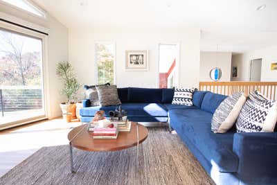  Eclectic Family Home Living Room. Hudson Valley Midcentury Modern by Ana Claudia Design.