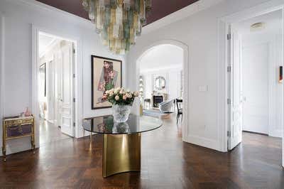  Modern Apartment Entry and Hall. New York Coop by Danielle Richter Design.