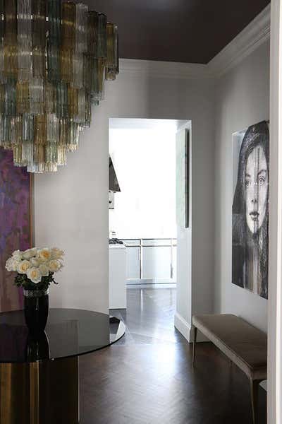  Mid-Century Modern Apartment Entry and Hall. New York Coop by Danielle Richter Design.