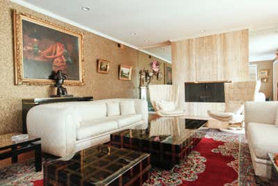  Maximalist Family Home Living Room. Beverly Hills Nostalgia by The Luster Kind.