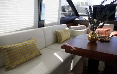  Modern Vacation Home Living Room. Marina Del Rey Yacht by The Luster Kind.