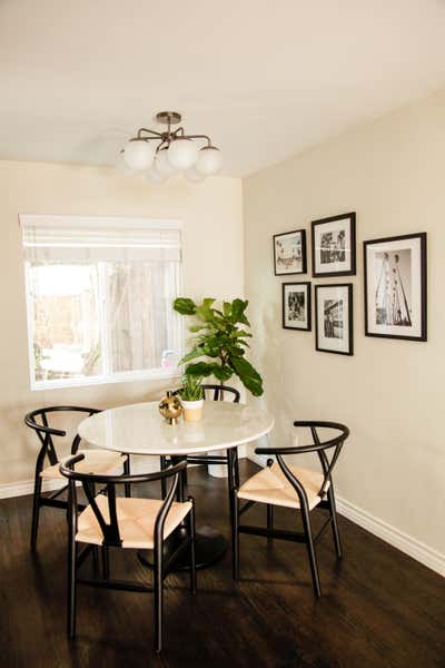  Eclectic Bachelor Pad Dining Room. Santa Monica Rental by The Luster Kind.