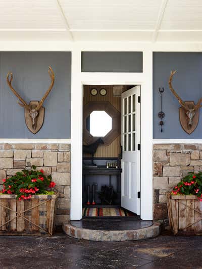  Country Entry and Hall. Oklahoma Country House by Greg Natale.