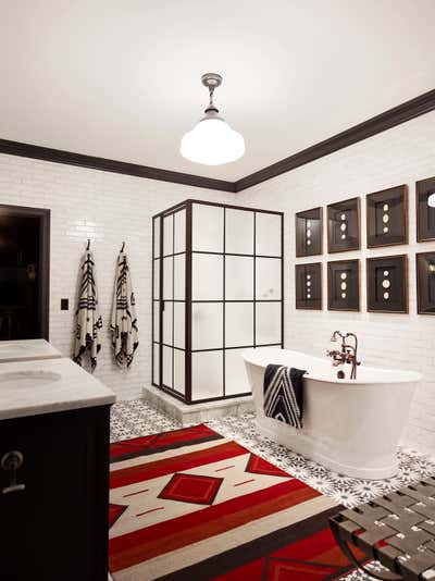  Southwestern Bathroom. Oklahoma Country House by Greg Natale.