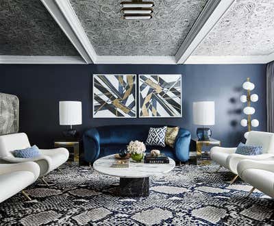  Maximalist Apartment Living Room. New York Pied-A-Terre by Greg Natale.