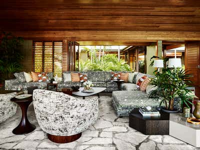  Tropical Transitional Vacation Home Living Room. Hamilton Island House by Greg Natale.